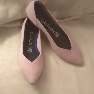 Rothy's Petal Pink Pointed Toe Flats